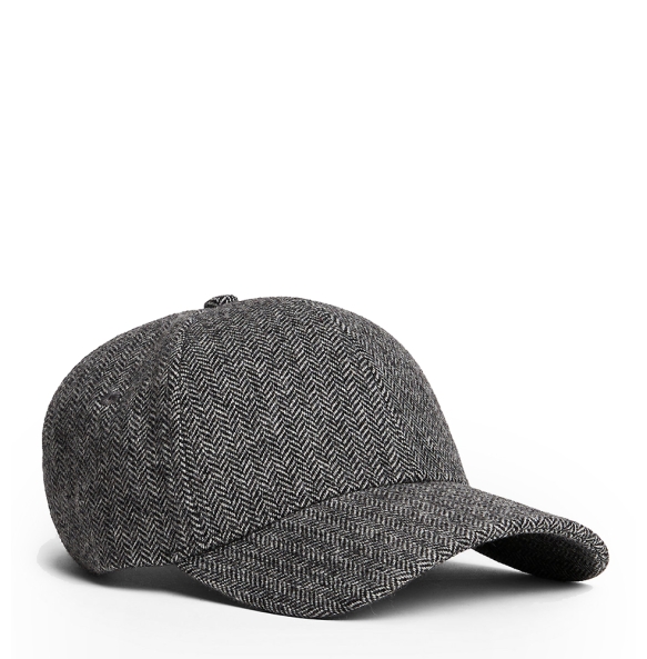 Kαπέλο TOMMY HILFIGER TH Jockey Flag Herringbone 13784 Ανθρακί